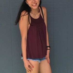 Cute maroon Aeropostale tank!!